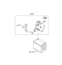 Diagram for 2005 Hyundai Sonata Battery Cable - 91850-3K011