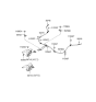 Diagram for 2005 Hyundai Sonata Parking Brake Cable - 59770-3K000