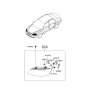 Diagram for 2005 Hyundai Sonata Headlight - 92102-3K050