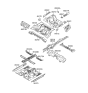 Diagram for 2005 Hyundai Sonata Floor Pan - 65512-3K200