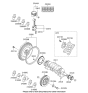 Diagram for 2005 Hyundai Sonata Flywheel - 23200-25200