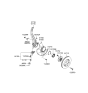 Diagram for Hyundai Sonata Wheel Bearing - 51750-3K100