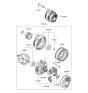 Diagram for Hyundai Sonata Alternator - 37300-25201