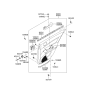 Diagram for 2005 Hyundai Sonata Weather Strip - 83241-3K000