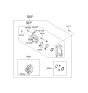 Diagram for 2005 Hyundai Sonata Brake Caliper - 58310-3KA00