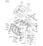 Diagram for 2005 Hyundai Sonata Intake Manifold - 28300-25950