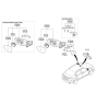 Diagram for Hyundai Accent Mirror Actuator - 87612-1R000