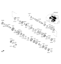 Diagram for 2015 Hyundai Veloster Synchronizer Ring - 43394-26212