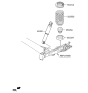 Diagram for 2011 Hyundai Accent Coil Springs - 55330-1R100