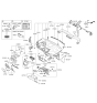 Diagram for Hyundai Accent Steering Column Cover - 84851-1R010-9Y