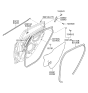 Diagram for 2012 Hyundai Accent Door Moldings - 83134-1R000