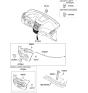 Diagram for Hyundai Accent Blower Control Switches - 97250-1RBL1-RY