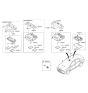 Diagram for 2013 Hyundai Accent Dome Light - 92810-1R000-8M