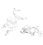 Diagram for 2016 Hyundai Accent Engine Control Module - 39110-2BRG5