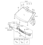 Diagram for Hyundai Windshield Washer Nozzle - 98630-1R100