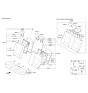 Diagram for 2017 Hyundai Accent Seat Cushion - 89100-1R100-SCC