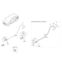 Diagram for 2015 Hyundai Accent Fuel Door Release Cable - 81280-1R000
