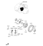 Diagram for 2010 Hyundai Accent Transfer Case Bearing - 43329-23010