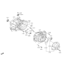 Diagram for 2015 Hyundai Accent Bellhousing - 43111-26002