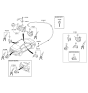 Diagram for 2015 Hyundai Accent Door Lock Cylinder - 81905-1R523