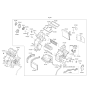 Diagram for 2016 Hyundai Accent A/C Service Cap - 84726-1R000