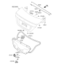 Diagram for Hyundai Accent Trunk Latch - 81230-1R010