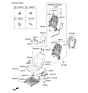 Diagram for 2015 Hyundai Accent Armrest - 88901-1R100-SCC