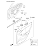 Diagram for Hyundai Accent Weather Strip - 83231-1R000-4X