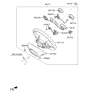 Diagram for Hyundai Accent Cruise Control Switch - 96700-1R100-RDR