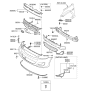 Diagram for 2016 Hyundai Accent Grille - 86351-1R510