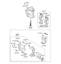 Diagram for 2016 Hyundai Accent Brake Pad Set - 58101-1RA10