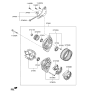 Diagram for 2017 Hyundai Veloster Alternator - 37300-2B510