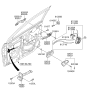 Diagram for 2015 Hyundai Accent Door Handle - 82620-1R020-SDH