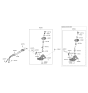 Diagram for 2021 Hyundai Veloster Automatic Transmission Shift Levers - 43700-J3200-RWS