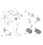 Diagram for 2019 Hyundai Tucson A/C Clutch - 97644-34550