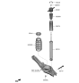 Diagram for 2021 Hyundai Veloster Coil Springs - 55350-J3BC0