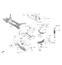 Diagram for 2019 Hyundai Veloster Rear Crossmember - 55410-J3BA0