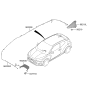 Diagram for 2021 Hyundai Veloster Antenna - 96210-J3000-MZH