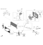 Diagram for Hyundai Veloster A/C Condenser - 97606-J3190