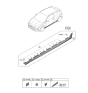 Diagram for 2020 Hyundai Veloster Emblem - 86310-J3500