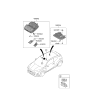 Diagram for Hyundai Veloster Dome Light - 92800-F2260-TRY