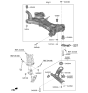 Diagram for 2019 Hyundai Veloster Control Arm - 54500-J3AA0