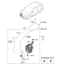 Diagram for 2020 Hyundai Veloster Washer Reservoir - 98620-J3000