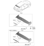 Diagram for 2020 Hyundai Veloster Spoiler - 87210-J3000