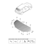 Diagram for 2019 Hyundai Veloster Tailgate Handle - 81260-J3000