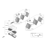 Diagram for 2019 Hyundai Veloster Cup Holder - 89191-J3000-RJS