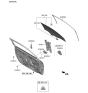 Diagram for Hyundai Veloster N Window Regulator - 82403-J3000