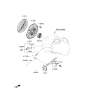 Diagram for Hyundai Clutch Disc - 41100-32505