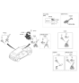 Diagram for Hyundai Veloster N Door Lock Cylinder - 81905-J3100