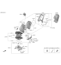 Diagram for 2021 Hyundai Veloster Seat Cushion - 88101-J3140-PMG